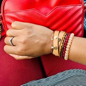 Double Wrap Logo Bracelet